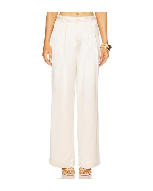 Cami NYC White High-Waist-Hose Pant