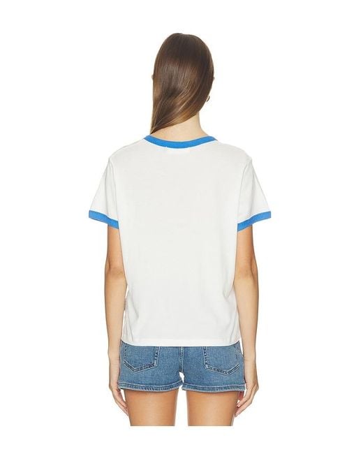The Laundry Room White Queen Of Beers Perfect Ringer Tee