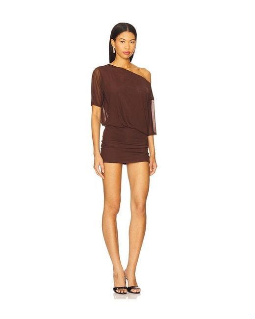 superdown Brown Olya Mini Dress