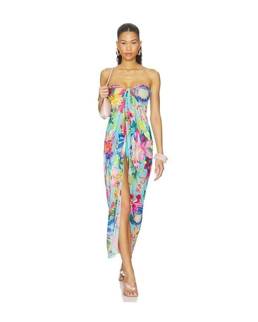 Luli Fama Blue X Revolve Oceans Kiss Long Wrap