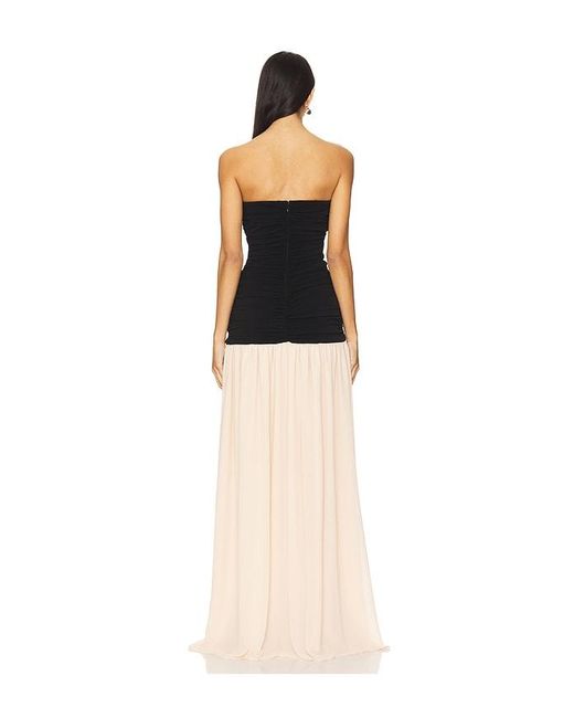 Lovers + Friends Black Ari Gown
