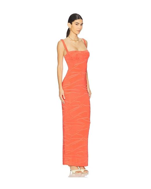 superdown Orange Ezra Maxi Dress