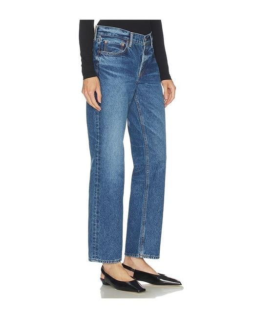 Moussy Blue Philadelphia Straight Jeans