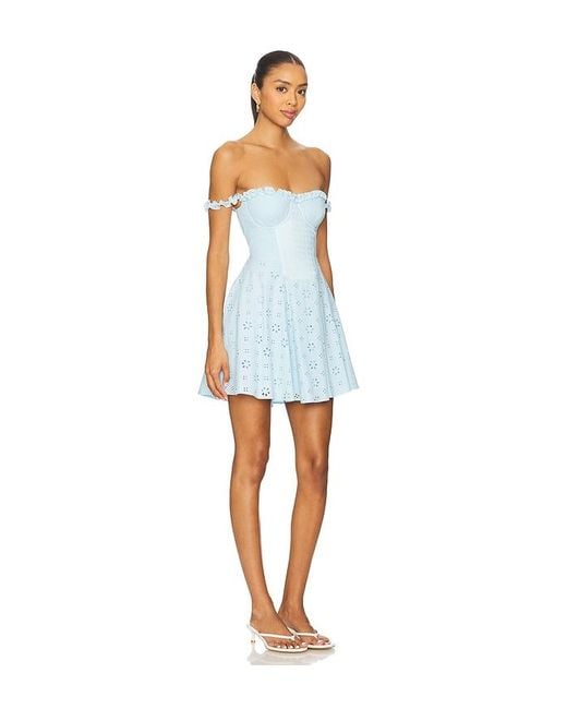 MAJORELLE Blue Cassia Mini Dress