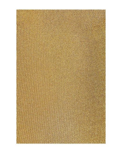 GUIZIO Metallic Elsie Cowl Neck Dress