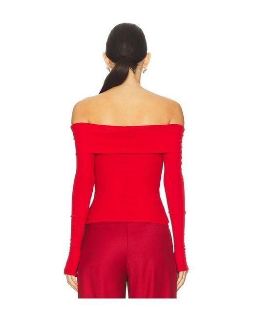 Blumarine Red Jersey Top