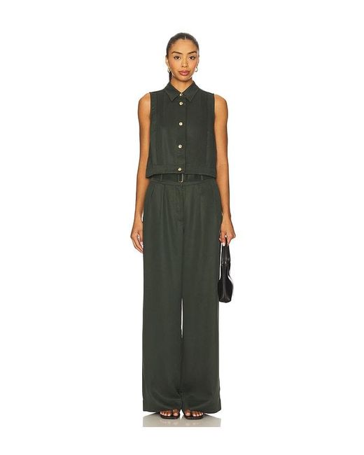 Hevron Black Vera Top