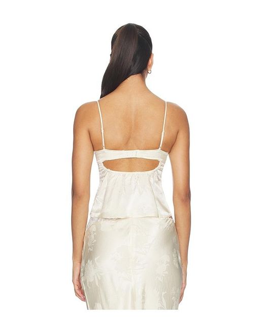 For Love & Lemons White Babette Camisole Top