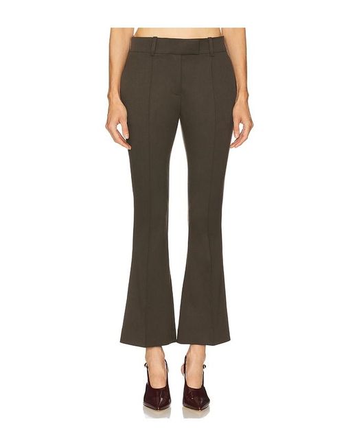 The Attico Brown Wool Long Pant
