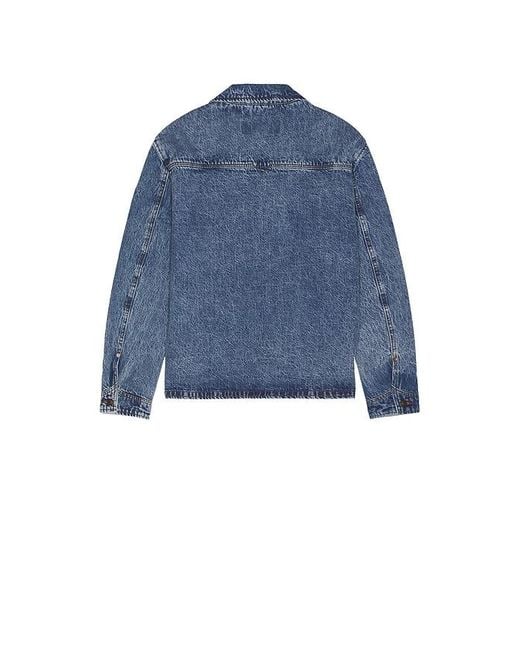 Iron & Resin Blue Kettle Denim Jacket for men