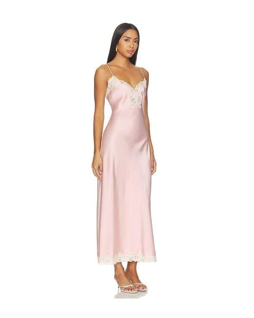 LoveShackFancy Pink Lomira Dress