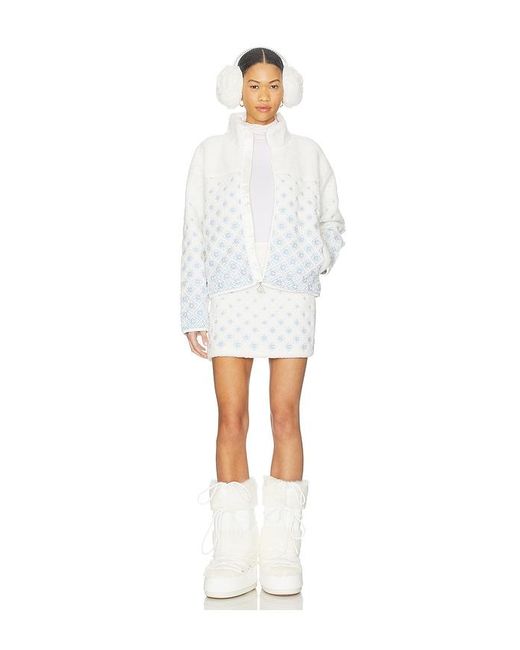 Casablanca White Fleece Skirt