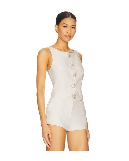 MAJORELLE White Hadlee Top