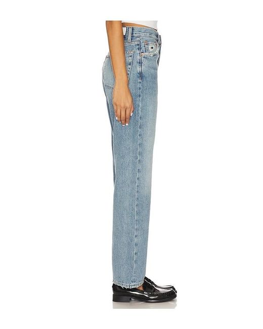 Re/done Blue 90S Wide Leg Jeans