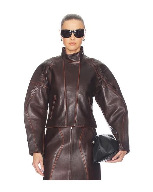 Helmut Lang Brown Leather Jacket
