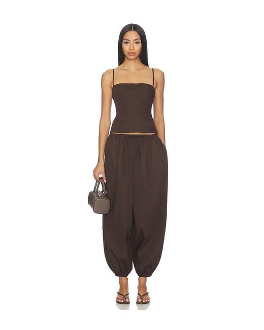 Lovers + Friends Brown Ofelia Top
