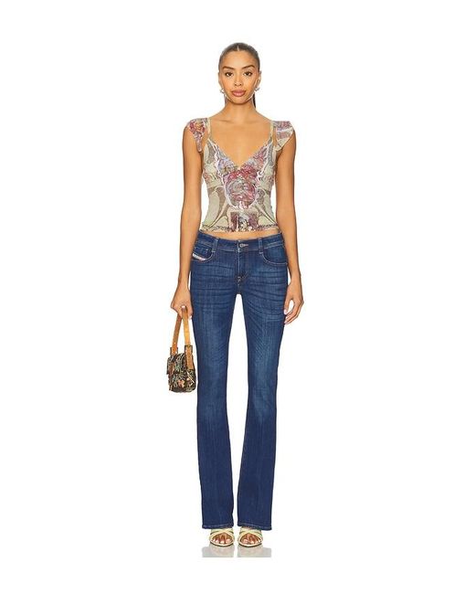 DIESEL Blue Fiore Top
