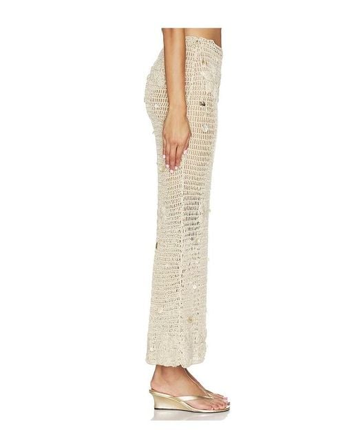 Asta Resort White Charlotte Hand Crochet Skirt