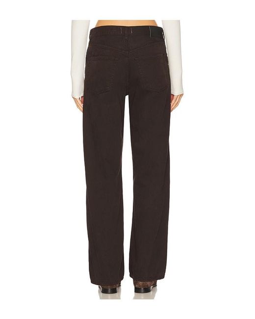 Citizens of Humanity Black Lindz Low Rise Easy Straight Jeans