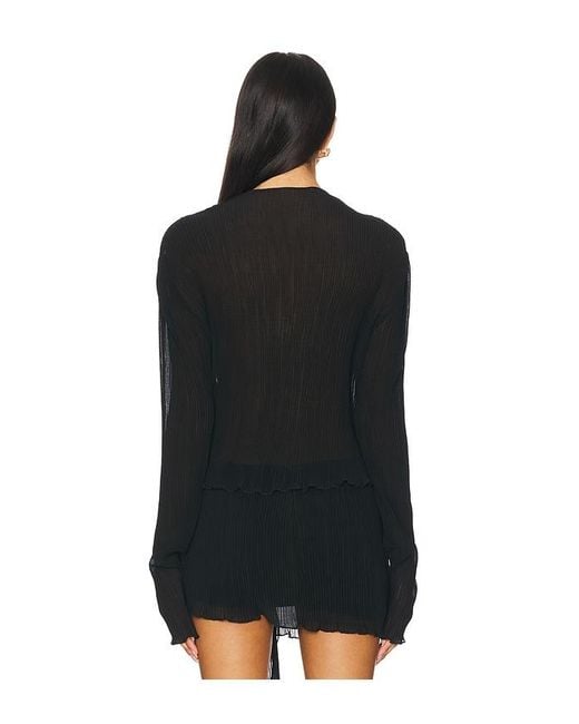 Lioness Black Ford Long Sleeve Top