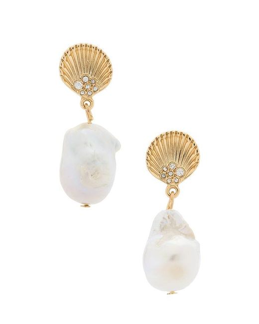 Lovers + Friends White Mae Earring