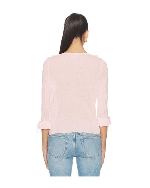 With Jean Pink Emily Top
