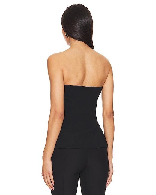 Amanda Uprichard Black X Revolve Kourt Strapless Top