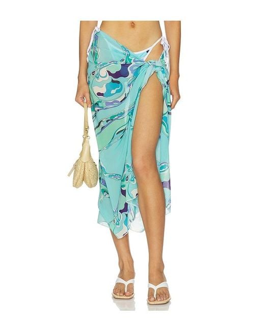 superdown Blue Shakya Sarong
