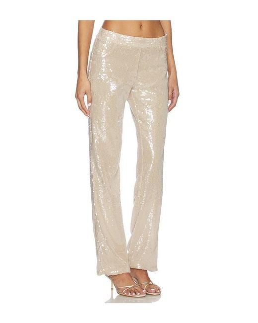OW Collection Natural Ruby Sequin Pants