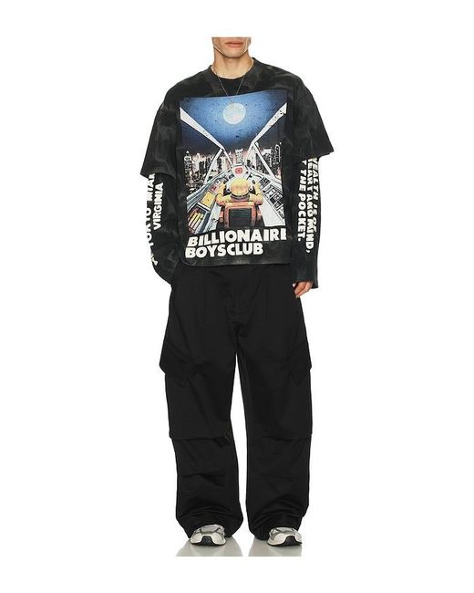 BBCICECREAM Blue Arrival Long Sleeve Tee for men