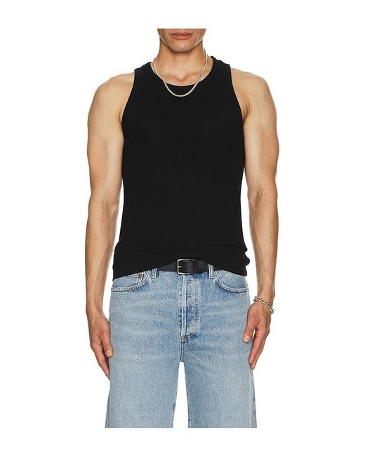 Agolde Black Viggo Tank for men