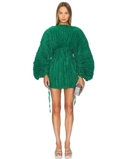 Cult Gaia Green Zamariah Dress