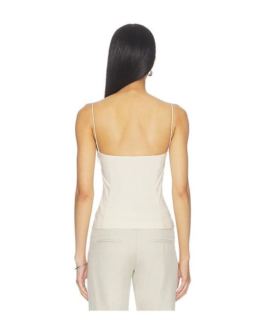St. Agni White Studio Cami Top