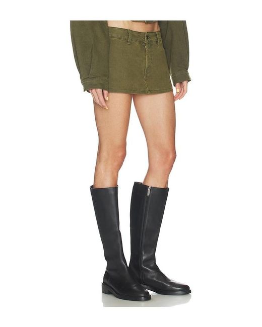 Lioness Green Rhode Mini Skirt