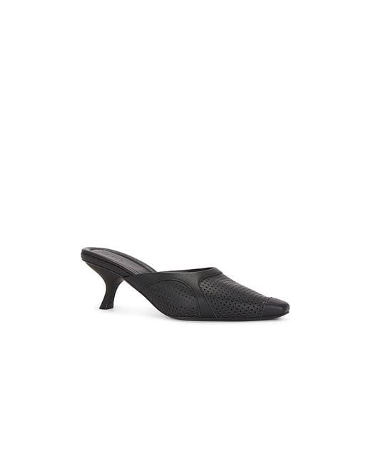St. Agni Black Perforated Heel