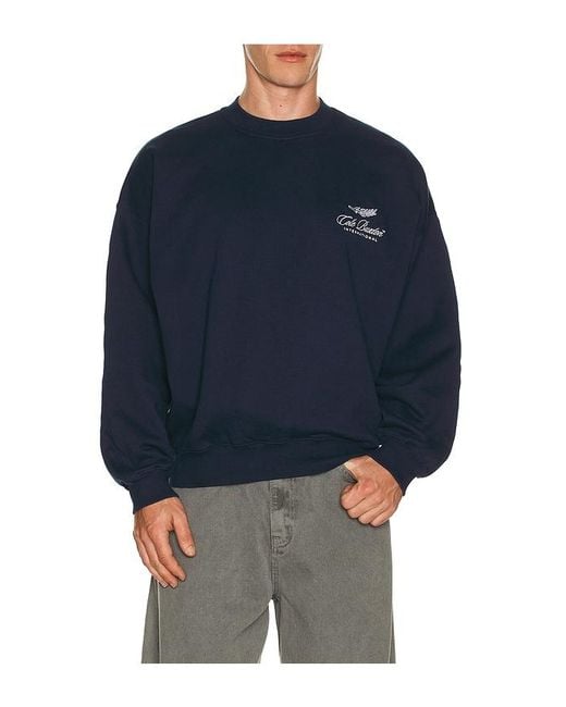 Cole Buxton Blue International Sweatshirt for men