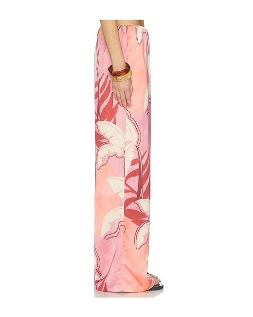 Seven Wonders Pink Kaeli Elasticated Palazzo Pant