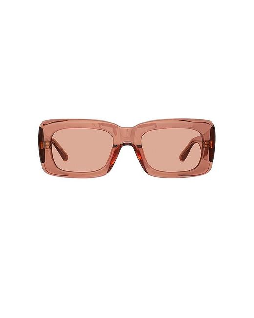 The Attico Pink X Linda Farrow Marfa Sunglasses