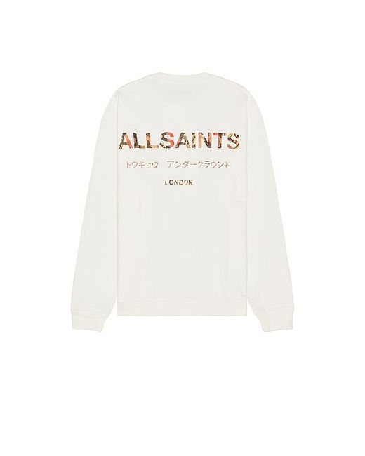 メンズ AllSaints Underground クルーネックセーター White
