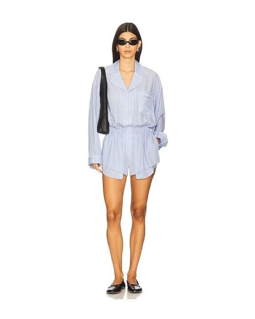 Alexander Wang Pajama オールインワン Blue