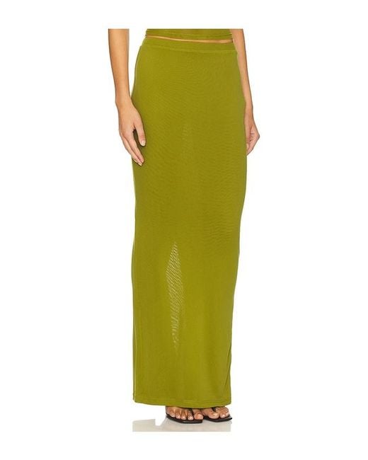 BY.DYLN Green Maddox Skirt