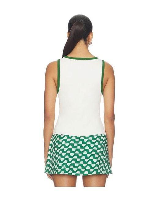 Malbon Green Abella Tank Top