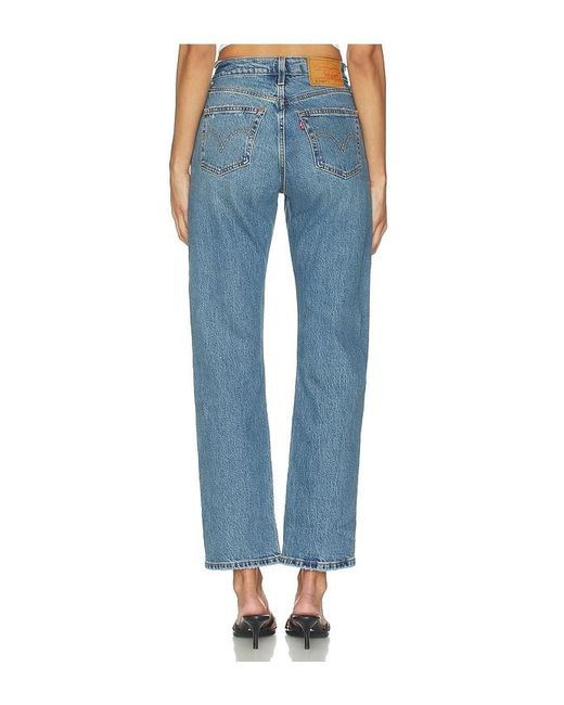 Levi's Blue 501 Curve Straight Jeans
