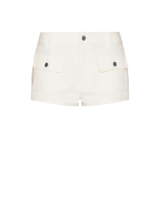 GRLFRND White Florence Hot Short
