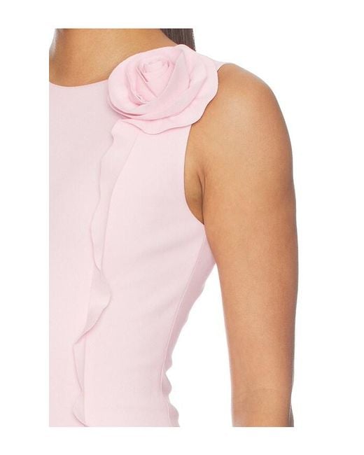 ROTATE BIRGER CHRISTENSEN Multicolor Crepe Mini Flower Dress