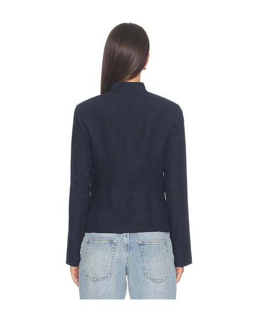 Rag & Bone Blue Mercer Linen Blazer