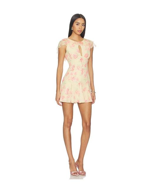 Tularosa Natural Jessalyn Mini Dress