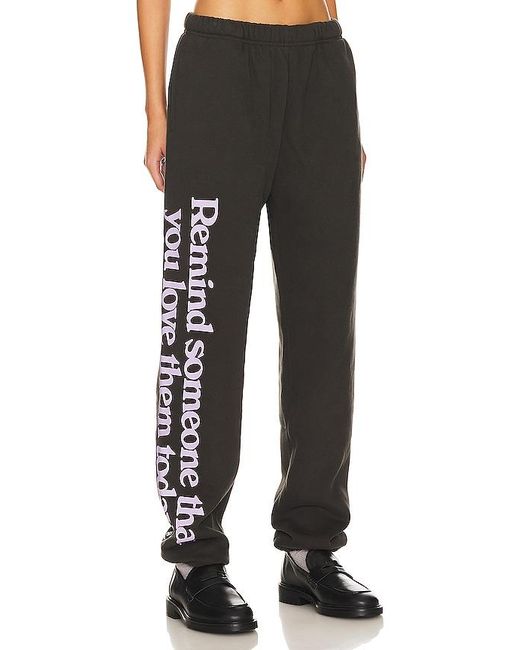 The Mayfair Group Black Somebody Loves You Sweatpants