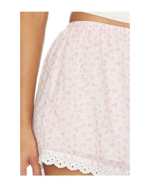 Lovers + Friends White Karlie Short