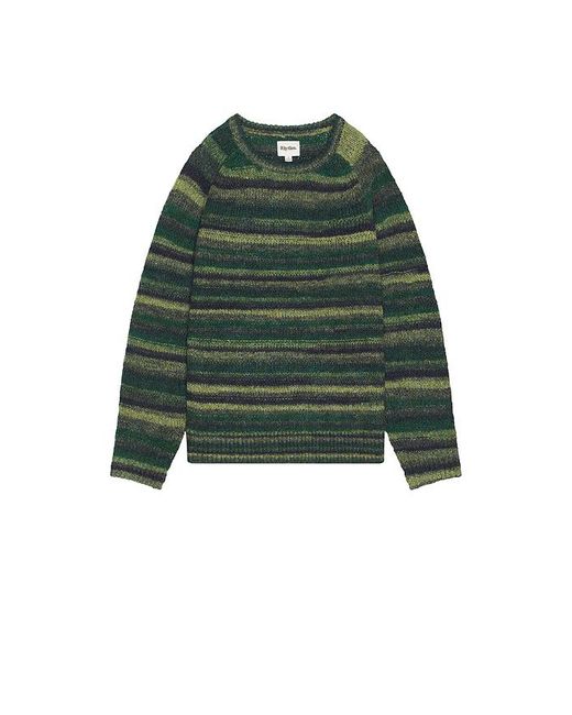 Rhythm Green Kapu Knit Sweater for men